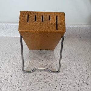 Cutco Cutlery Space Saver 5-Slot Knife Block Wood